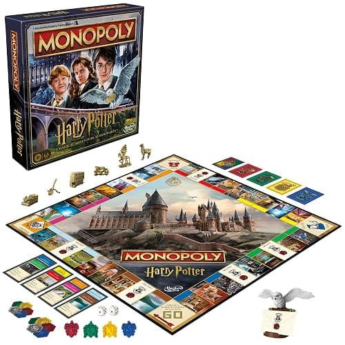 Monopoly Harry Potter Edition Board Game | A Magical Adventure at Hogwarts | Ages 8 and Up | 2 to 6 Players | Family Games | Gifts for Kids and Adults thumbnail 16
