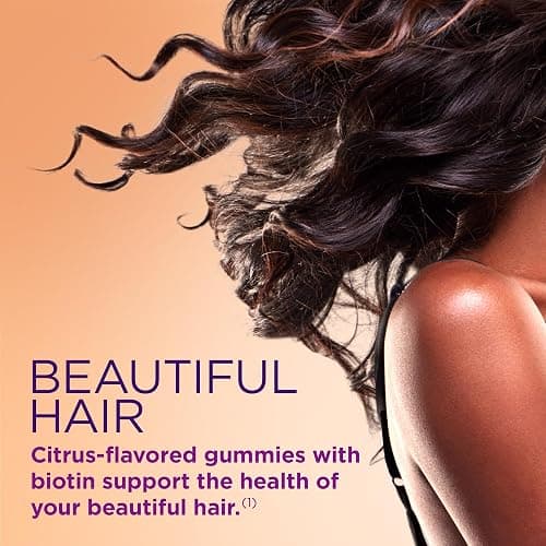Nature's Bounty with Biotin and Collagen, Citrus Gummies, 140 Ct thumbnail 3