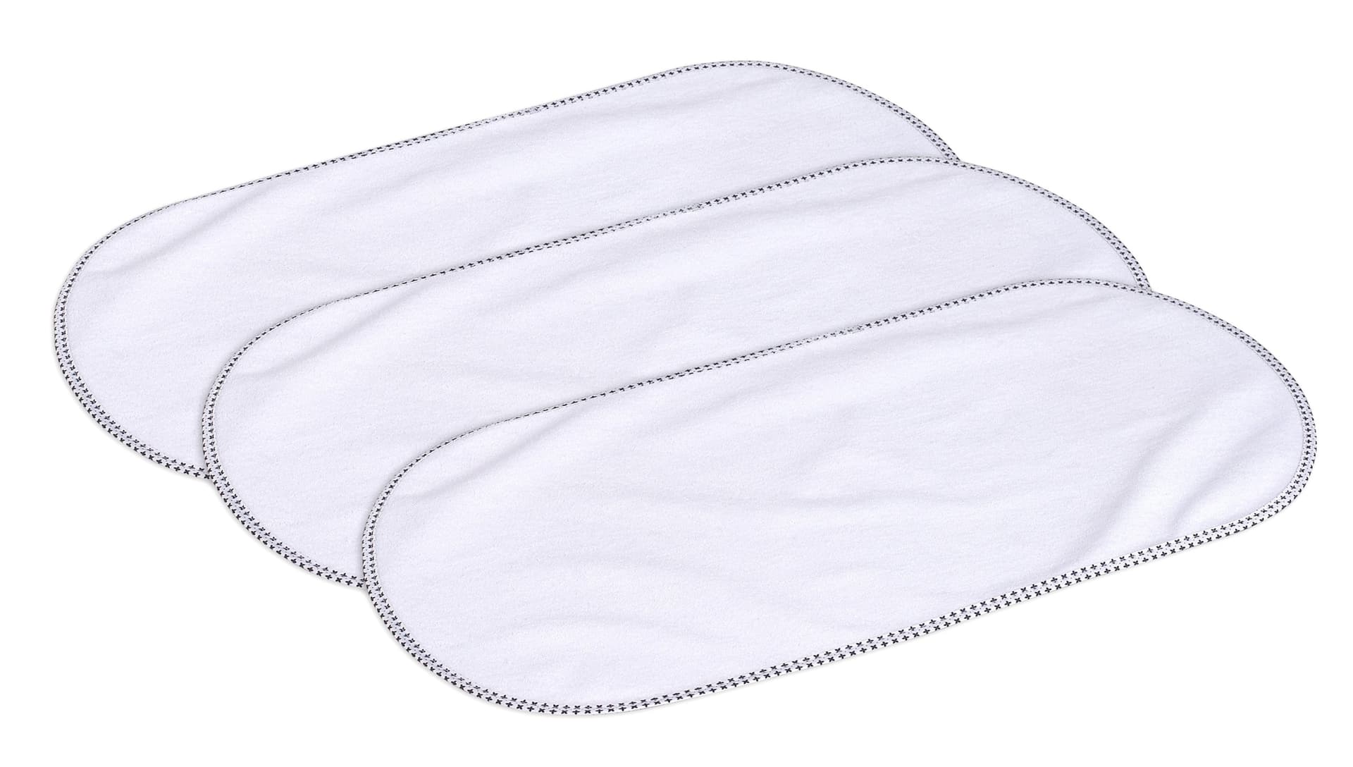 Munchkin Waterproof Changing Pad Liner, White, 3-Pack - Munchkin Liner - Image 1