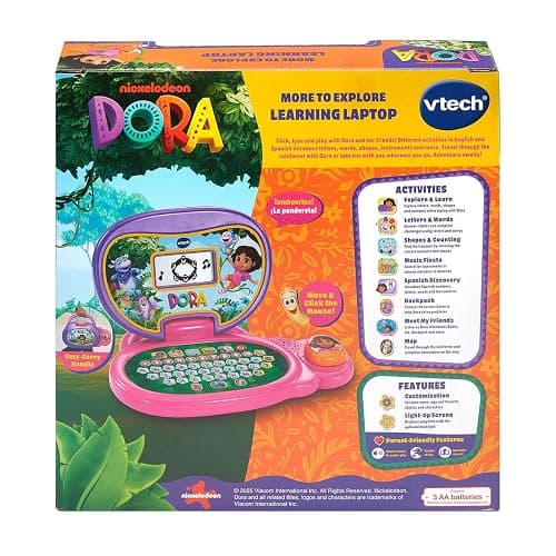 VTech Dora More to Explore Learning Laptop thumbnail 8