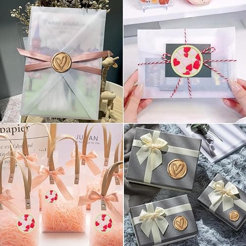 WASOHLING 1200 Pcs Metallic Assorted Color Wax Seal Beads - 48 Colors for Making Seals, Decor for Envelope Letter Wedding Invitation (48 Lattices Kit) thumbnail 6