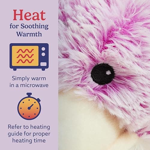 warmies Junior Heatable & Weighted Stuffed Animal, Platypus, Medium | Soothing Warmth Up to 2 Hrs, Freeze 2-3 Hrs, Microwave 90 Sec, Weighted Grain Fill, Weighted Stuffed Animals thumbnail 4