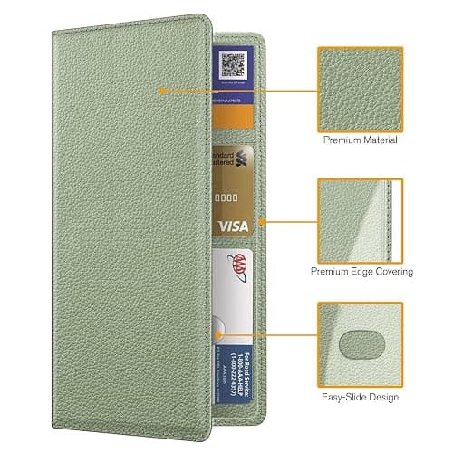 FINPAC Car Registration and Insurance Card Holder, Vehicle Glove Box Card Organizer Wallet Automobile Accessories for License thumbnail 3