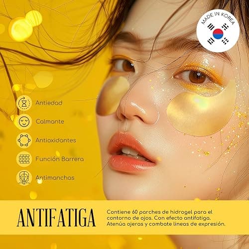 KOCOSTAR Princess Eye Patch Gold - 30 Pairs Korean Eye Pads Against Dark Circles, Wrinkles, Fine Lines with 24K Gold, Niacinamide, Lavender Oil - Gentle Anti-Ageing Eye Patches, Pads for All Skin thumbnail 2