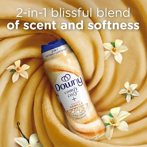 Downy Comfy Cozy In-Wash Laundry Scent Booster Beads, Toasted Vanilla Scent, 32.2 oz, Softness and Freshness thumbnail 2