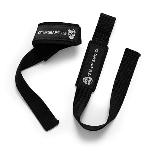 Gymreapers Lifting Wrist Straps for Weightlifting, Bodybuilding, Powerlifting, Strength Training, & Deadlifts - Padded Neoprene with 18 inch Cotton thumbnail 3