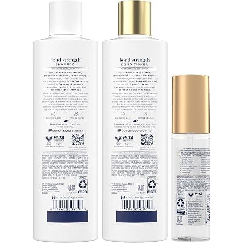 Dove Bond Strength Shampoo & Conditioner Set + Hair Serum Bundle – Repair Treatment for Damaged and Frizzy Hair (3 Piece Set) thumbnail 2