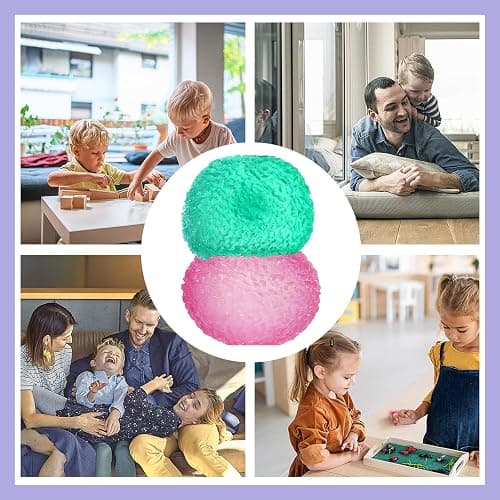 8 PCS Squishy Cubes Stress Ball Set, Squishy Fidget Toys | 8Pcs Squishy Fidget Toys Set In Flexible Elastomer For Office Focus And Sensory Relief With Window Display Box thumbnail 7