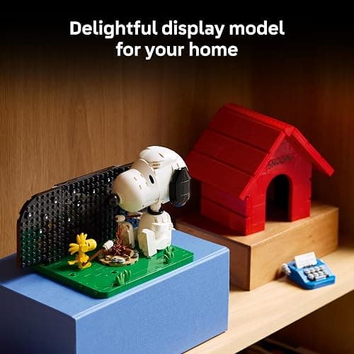 LEGO Ideas Peanuts: Snoopy's Doghouse 21368 | Collectible Building Set for Adults, Ages 18+, Relaxation Activity, Display for Home Office & Bedroom, 964 pieces thumbnail 7