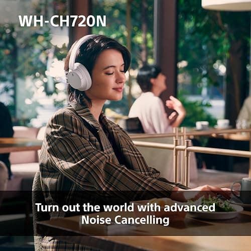 Sony WH-CH720N Wireless Bluetooth Noise Cancelling Over-Ear Headphones, Sound, Ambient Sound Mode, Lightweight Design, up to 50 hr battery life, iOS & Android - Pink thumbnail 3