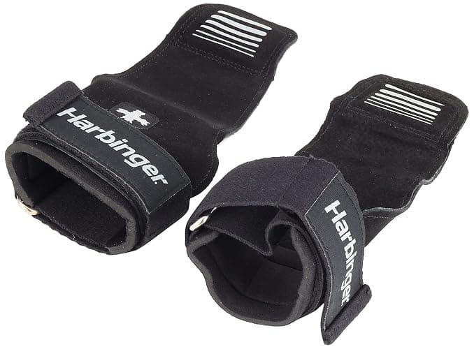 Harbinger Lifting Grips, Black thumbnail 5