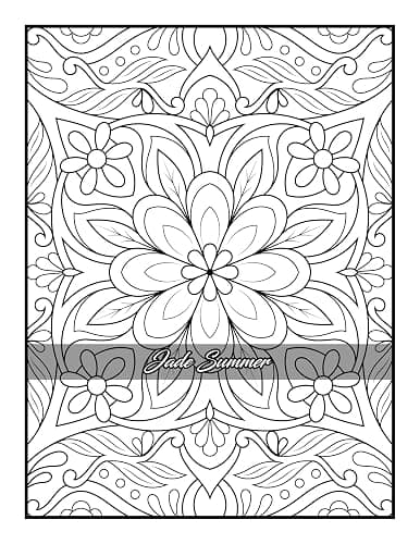 100 Amazing Patterns: An Adult Coloring Book with Fun, Easy, and Relaxing Coloring Pages thumbnail 20