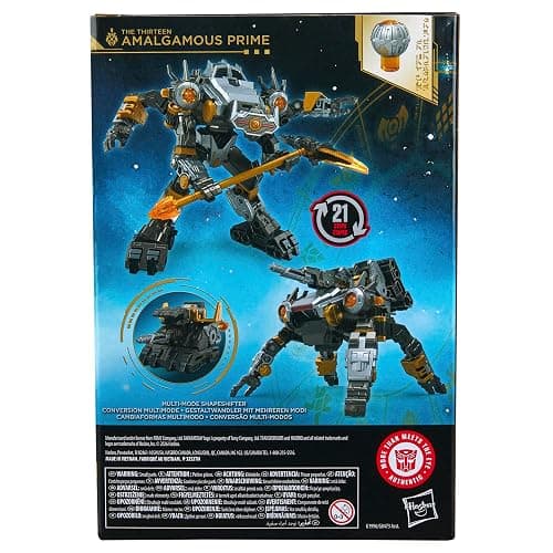Transformers Age of The Primes The Thirteen Amalgamous Prime, Voyager Class 5.5-Inch Converting Action Figure, Robot Toys for Ages 8+ thumbnail 11
