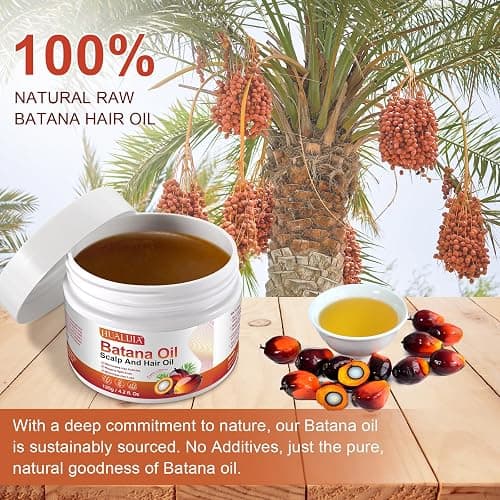 Olio di Batana Capelli, Olio di Batana, 100% Pure and Natural Batana Oil for Hair Growth-Stimola la Crescita dei Capelli, Ripara i Capelli Danneggiati, 120g thumbnail 4