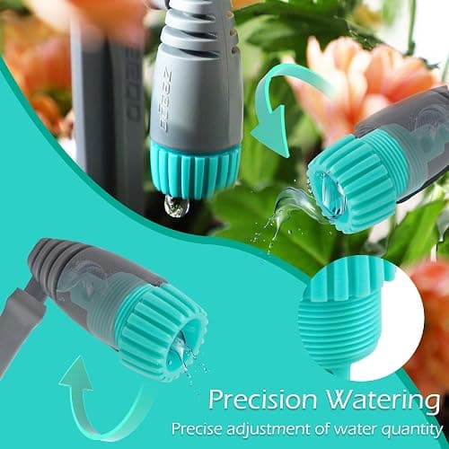 Zeego Automatic Drip Irrigation Kit with Digital Programmable Water Timer, 10 Potted Indoor Outdoor Houseplants Support (Incremental Support), Smart DIY Watering Schedules/Modes thumbnail 6