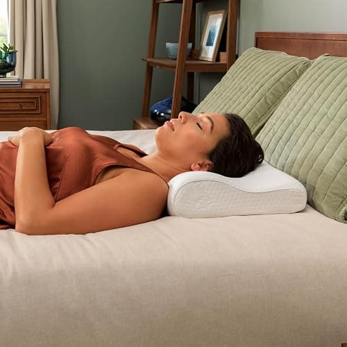 Tempur-Pedic TEMPUR-Ergo Neck Pillow, Large Profile, White thumbnail 14