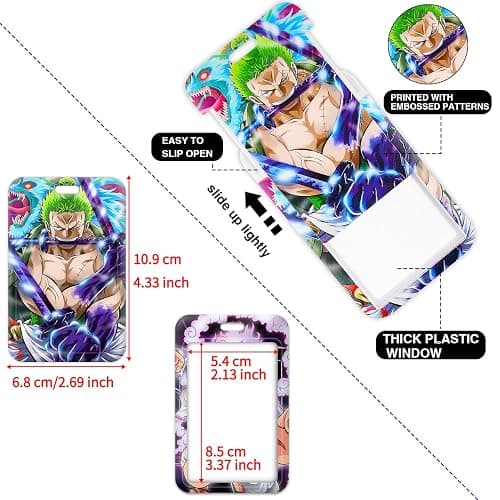 Pounchi Fight Anime Retractable Badge Reels (2 Pack) with Cool Name Tag Badge Holder (2 Pack) Cartoon ID Badge Holders Nursing Badge Reel Badge Clip Gifts for Teens Kids thumbnail 4