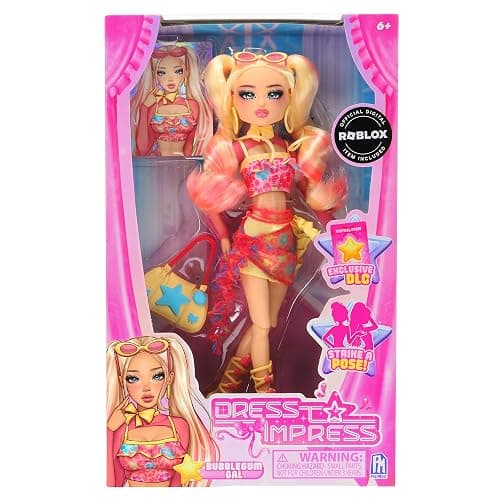 Dress To Impress — Bubblegum Gal Fashion Doll — Series 1 Wave 1 - Image 1