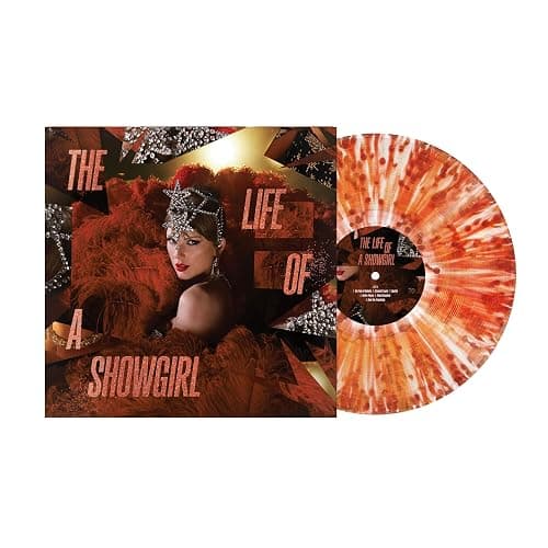 The Life of a Showgirl The Tiny Bubbles in Champagne Red Lipstick & Lace Taylor Swift - Image 1