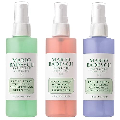 Mario Badescu Facial Spray Collection with Rose Water, Cucumber, Lavender and Orange Blossom, Multi-Purpose Cooling and Hydrating Face Mist for All Skin Types, Dewy Finish - Image 1