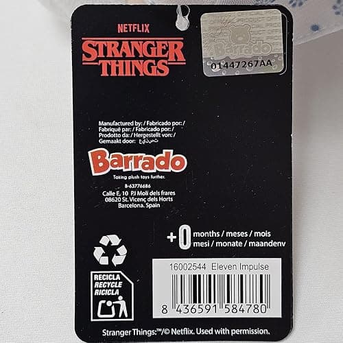 Barrado - Stranger Things Impulse Plush Toy - Demogorgon, Eleven, Vecna - 22 cm - 16002549 (Eleven) thumbnail 7
