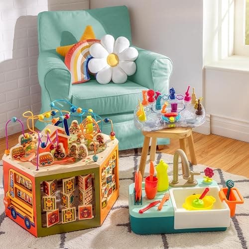 B. toys - B. Symphony Musical Toy Orchestra for Kids 3+ Years– 13 Musical Instruments for Classical Music for Babies and Toddlers – Interactive Kids Music Toys with Lights and 15 Songs thumbnail 9