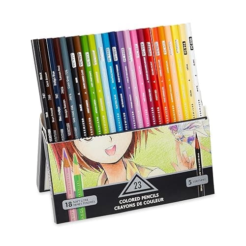 Prismacolor Premier Colored Pencils, Manga Colors, Adult Coloring, 23 Pack thumbnail 4