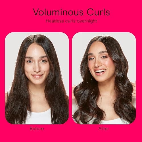 Conair Heatless Curls Hair Roller - 31 Count, Assorted sizes & Colors - Pink, Gray & Purple - Overnight Curl Rollers w/storage case thumbnail 7