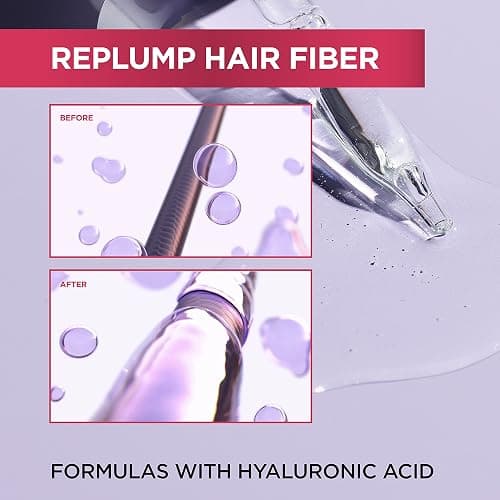 L'Oreal Paris Elvive Hyaluron Plump Flash Hydration Wonder Water Hair Rinse, 8 Second Hydrating Hair Care Treatment for Soft, Shiny Hair, 6.8 Fl Oz thumbnail 4