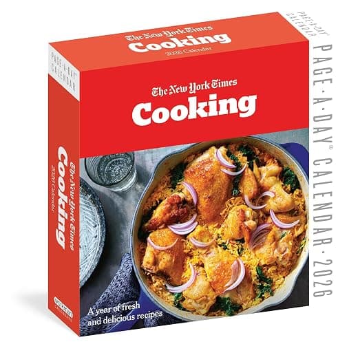 New York Times Cooking Page-A-Day® Calendar 2026: A Year of Fresh and Delicious Recipes - Image 1