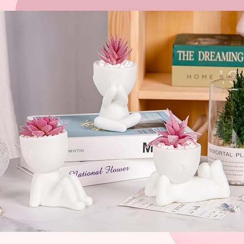3 Pcs Fake Succulents Plants thumbnail 5