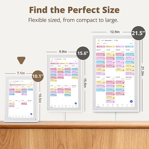 Dragon Touch Calendar, 10.1" Digital Calendar, Gift for Busy Families Scheduling, 2026 Family Wall Planner, 1080P Full HD Interactive Touchscreen, Smart Chore Chart and Home Organization, UK Adapter thumbnail 2
