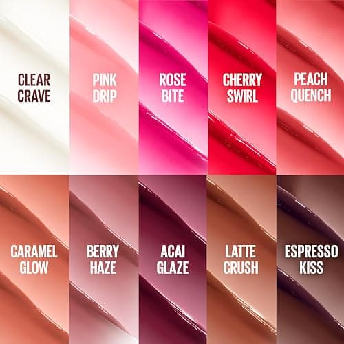 Maybelline New York Lifter Glaze High Shine Lip Oil Balm, Sheer Pink Plumping Gloss with Hyaluronic Acid, Non-Sticky 24HR Hydrating Lip Treatment, Shade: Berry Haze thumbnail 4