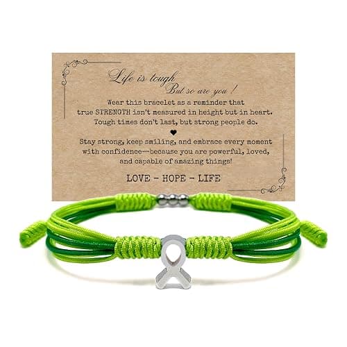 HARACRAFT Bracelet For A Cause, Awareness Puzzle Ribbon Bangle, Autism Health Ribbon Wristband for Protection Surfer String Bracelet for Men, Women, Kid - Image 1