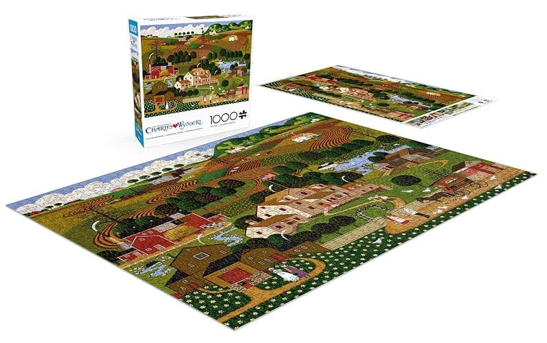 Buffalo Games - Charles Wysocki - Old Homestead - 1000 Piece Puzzle - Challenging Puzzle Perfect for Game Nights - Finished Size is 26.75 x 19.75 thumbnail 4