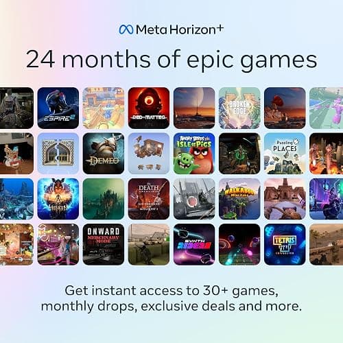 Meta Quest 3 512GB Virtual Reality Headset Bundle with 24 Months of Meta Horizon+ Games Subscription & Meta Warranty Plus Enhanced Protection, Low Monthly Price, As Low as 0% APR thumbnail 3