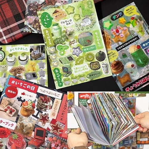 Japanese Manga Style Sticker Book, 45 Sheets of Romantic Memory Series Comic Books Style Material Decoration Stickers - 800+ Designs in 1 Book for DIY Scrapbooking Journaling Handbook Decoration (A1) thumbnail 6
