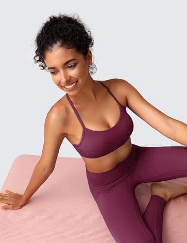 BAYDI Clouduxi Y Back Sports Bras for Women - Light Support Racerback Yoga Bra, A-C Cups thumbnail 4