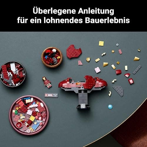 LEGO ǀ Marvel Iron Man MK4 Büste - Modellbau für Erwachsene - inkl. Tony Stark Minifigur sowie Schulterkanonen & drehbarem Kopf - Sammlerstück & Avengers Geschenk für Fans - 76327 thumbnail 5