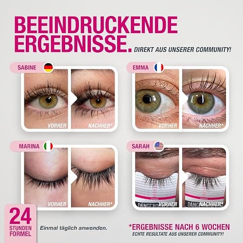 LASHCOCA!NE PROFI Wimpernserum – Das virale Original für lange & volle Wimpern – Wimpernbooster mit PRO-Formel & 2-fach Wirkansatz – Vegan – Ultimativer Testsieger – Made in Germany by Svenja Walberg thumbnail 3