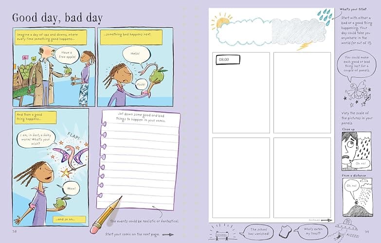 Write and Draw Your Own Comics: An Interactive Activity Book with Step-by-Step Drawing Instructions (Write Your Own) thumbnail 4