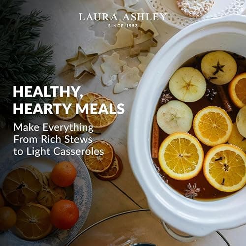 VQ- Laura Ashley 6.8 Quart Slow Cooker - China Rose thumbnail 4