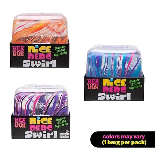 Schylling NeeDoh Swirl Nice Berg - Jumbo Squishy Squeezy Fun - Colors May Vary thumbnail 2