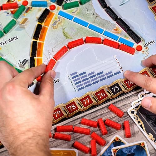 Asmodee Ticket to Ride Board Game (2025 Refresh) - A Cross-Country Train Adventure for Friends and Family, Strategy Game for Kids & Adults, Ages 8+, 2-5 Players, 30-60 Minute Playtime thumbnail 6