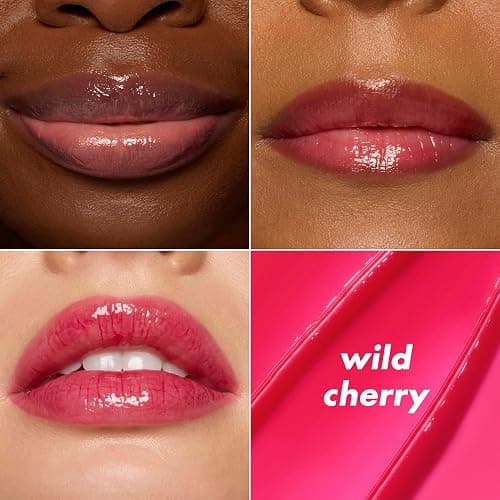 e.l.f. Glow Reviver Melting Lip Balm, Hydrating Tinted Lip Balm For A Glossy Finish & Soft, Supple Lips, Vegan & Cruelty-Free, Wild Cherry thumbnail 2