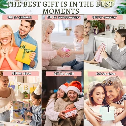 Skincare Gifts for Teen Girls, Jade Roller Gua Sha Facial Spa Tool Set | Christmas Gift for Teen Girl Ages 10 11 12 13 14 15 16 17 18,Tween Girl Daughter Girlfriend Birthday Gift Basket Stuffers thumbnail 7