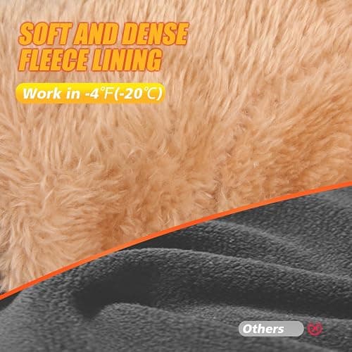 ihuan Winter Waterproof Ski Gloves Men Women, Snow Warm Cycling Cold Weather, Driving Biking Running thumbnail 3