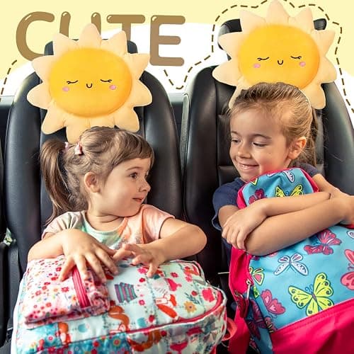Juexica 2 Pcs Sun Pillow Plush Sofa Cushion Pillow Cute Stuffed Sun Cushion Sun Shaped Floor Pillow Car Throw Pillow Plush Soft Toy for Kids Women Girls Bedside Home Decoration 13.7 Inch, 23.6 Inch thumbnail 4