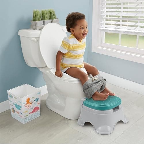 Fisher-Price™ 3-in-1 Toddler Toilet Training Potty Chair and Step Stool, with Removable Toilet Ring thumbnail 4
