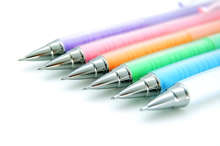 Pilot AirBlanc Mechanical Pencil 0.3mm 6 Color Body(Soft Blue/Green/Pink/Orange/White/Violet) Pens, Sticky Notes Value Set thumbnail 6